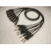 142-MGY-8P  8 XLR гнездо <=> 8 Jack 6,3 stereo   Gabreal AM AWG24 U/F 8p PVC